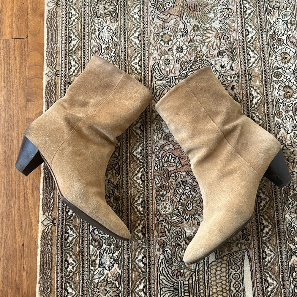 Isabel Marant Étoile suede ankle boot size 39 in tan / taupe